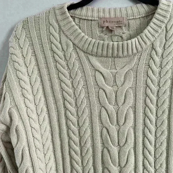 Philosophy cream sweater - Picture 2 of 5